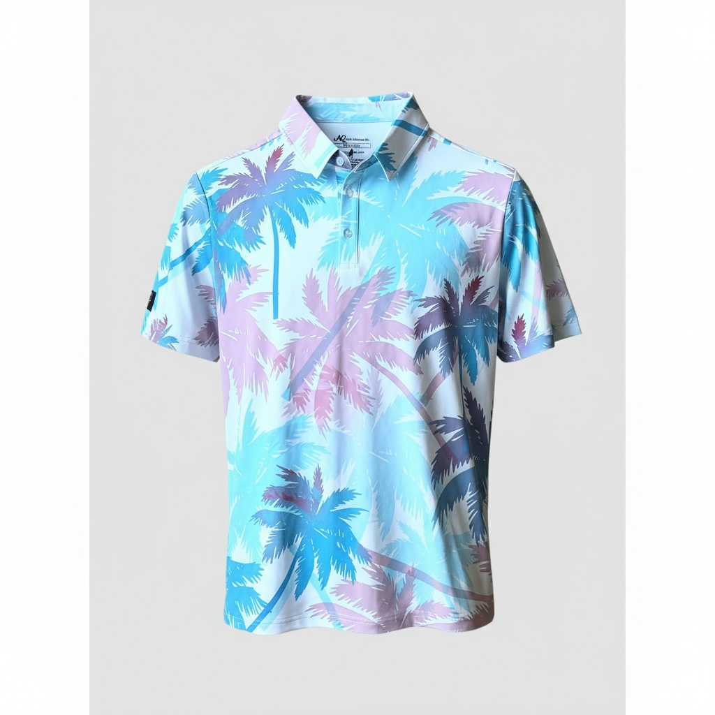 Island Breeze Palms Mens Polo